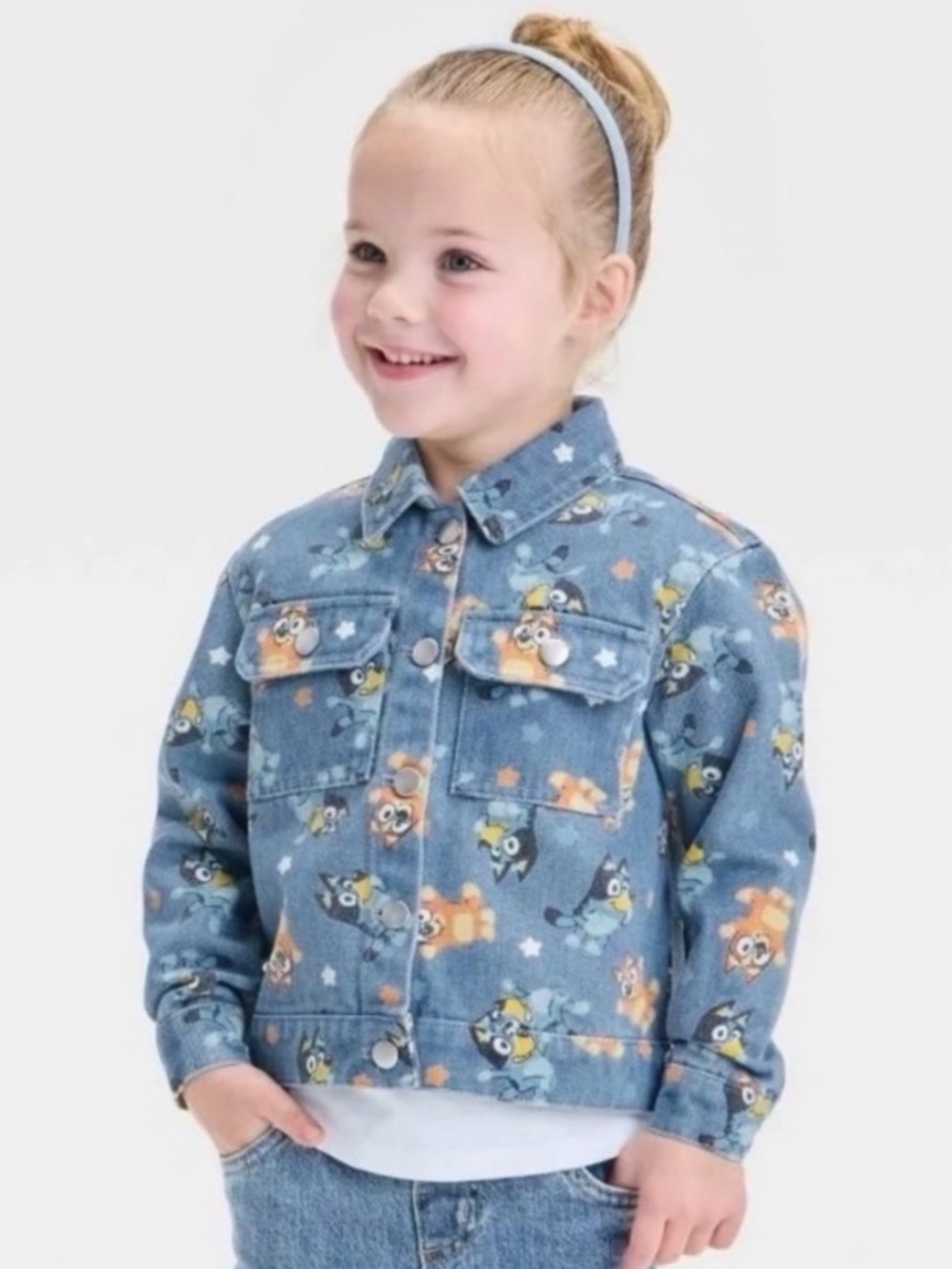 Bluey Stone Wash Denim Jacket